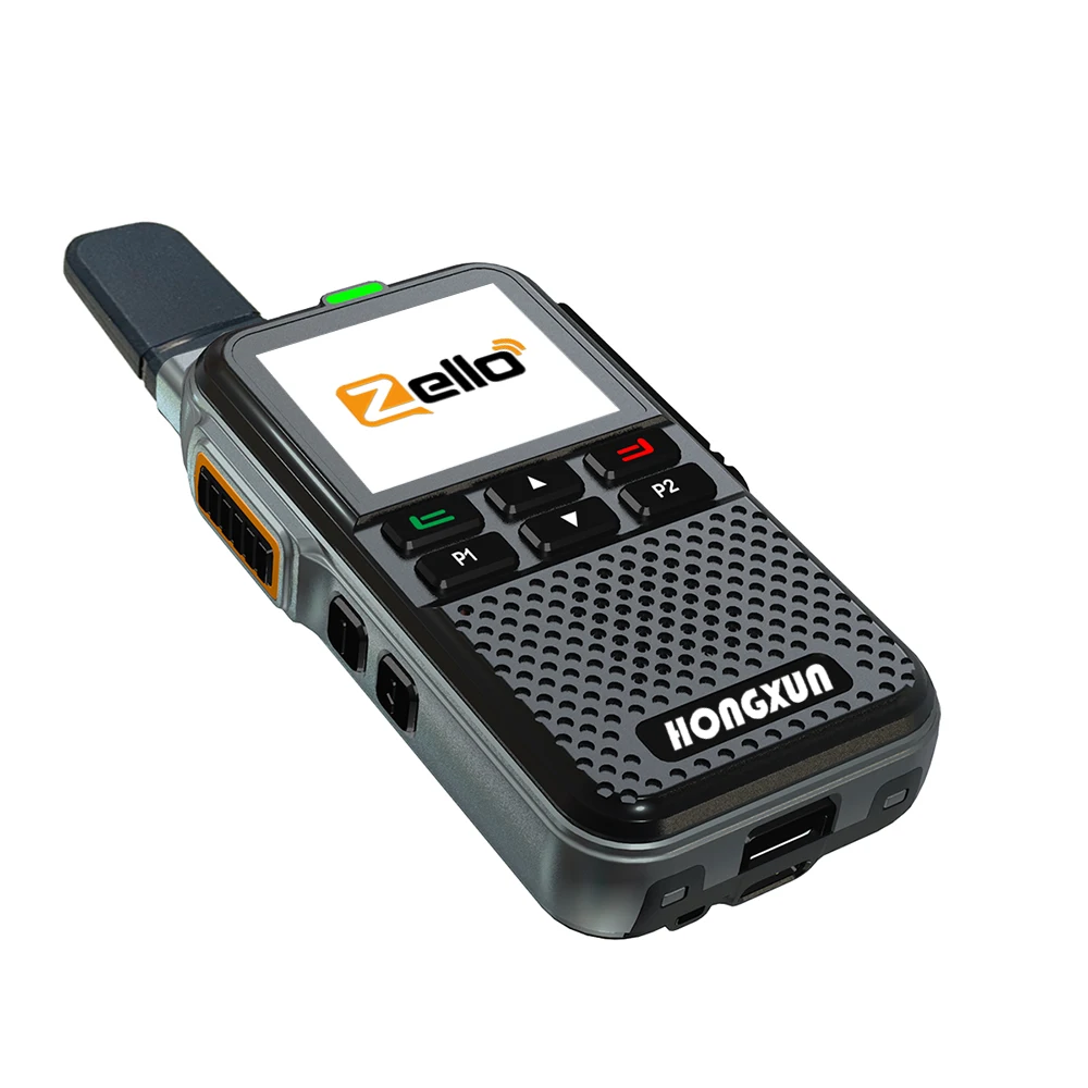 2025 New Model Handheld Two-Way Radio Walkie Talkie GPS IP 4G ZELLO APP Compatible World Wide 50km-100km 1000km 4G Covera