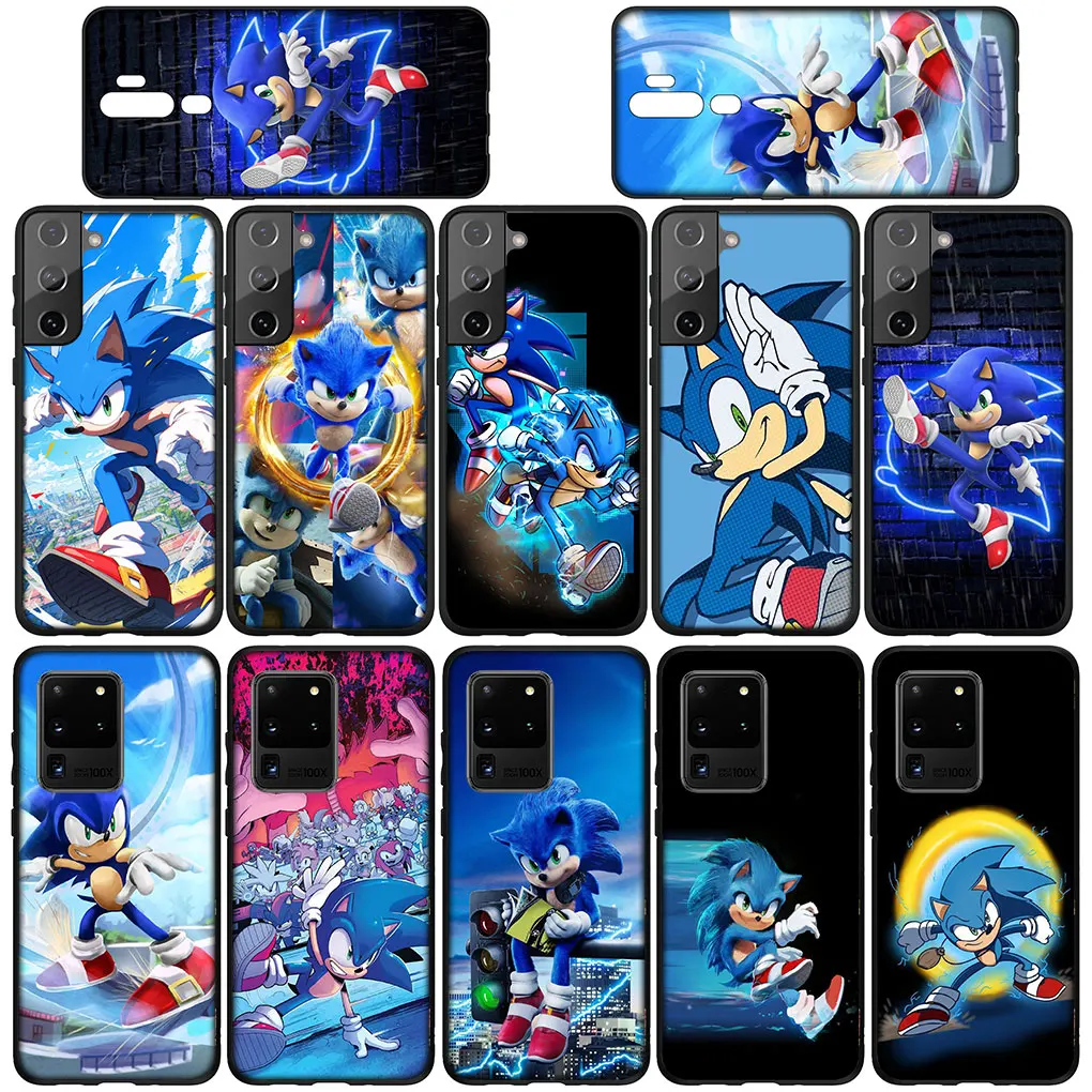 Anime Sonics Hedgehog Phone Cover Case for Xiaomi Redmi Note 13 8 7 12 Pro A3 13C 12C 8A 7A 8T A3X 4G 5G Note13 Soft Casing