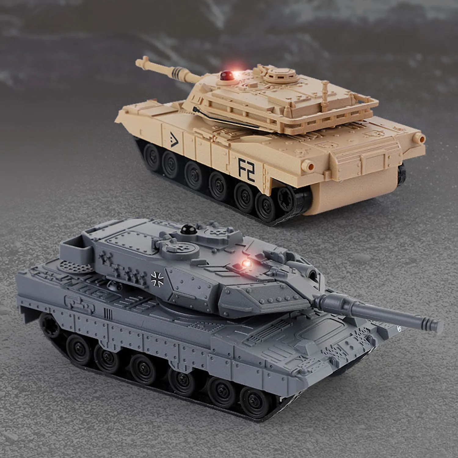 RC Mini Toys Tanks Remote Control Battle Military Tank Model RTR 170 Degrees Rotation Turret with Infrared System Boys Gifts