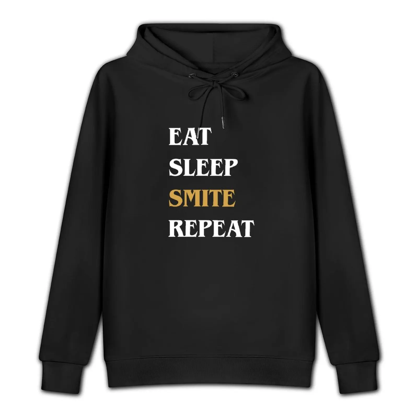 Eat Sleep Smite Repeat - Funny Paladin Pullover Hoodie japanese style men's sweat-shirt hoodie streetwear