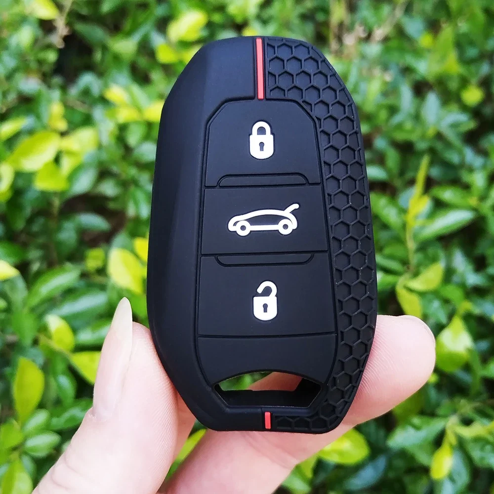 

3-кнопочный силиконовый чехол для ключей Peugeot 508 301 2008 3008 4008 407 408 для Citroen C5 C6 C4L CACTUS C3XR DS Smart Key