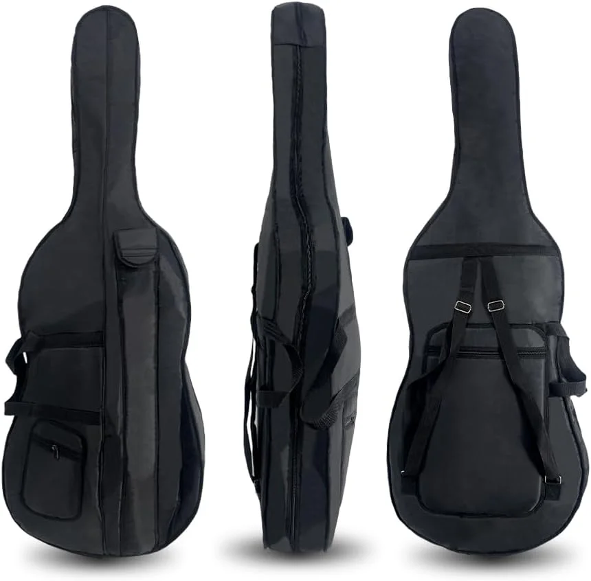 

new Black Rainproof 4/4 3/4 Cello Soft Bag & Back Straps Handle bags for Cello