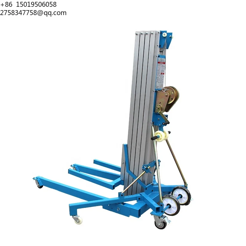 Mini Hydraulic Aluminum Scissor Manual Man Lifter Drywall with  Low Price