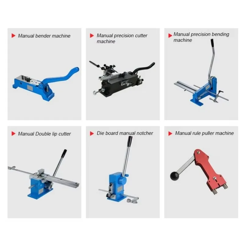 حار بيع رخيصة 36 قوالب مربع يموت الكرتون المموج يموت آلة الانحناء اليدوي