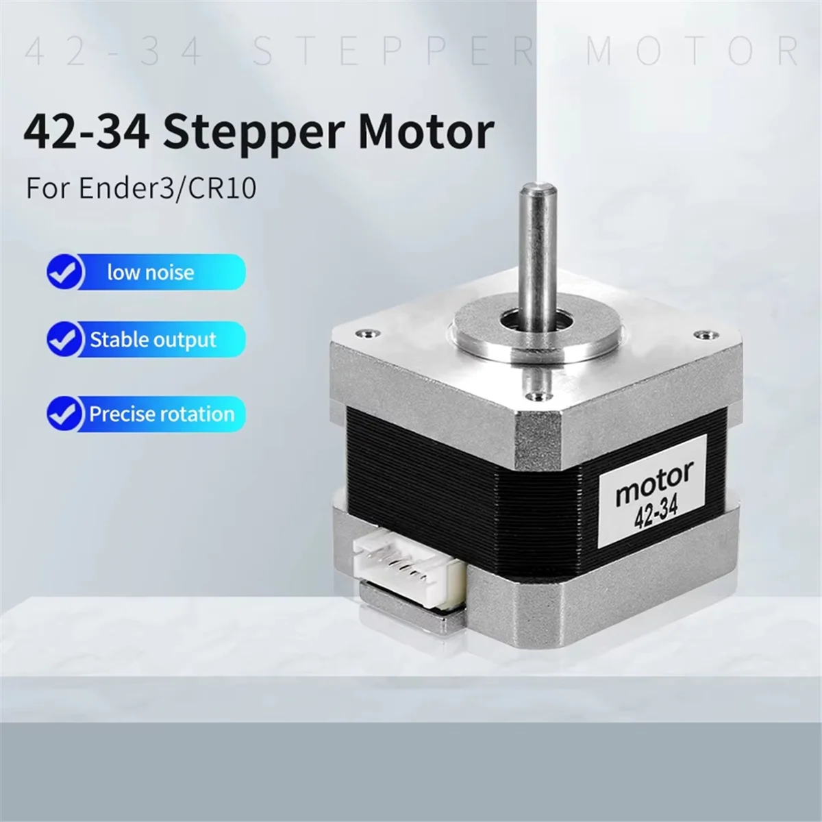 A40I For 3 42-34 X- Stepper Motor with 2GT Synchronous Gear for 3 S1, Pro -5 Series/-6 SE 3D Printer