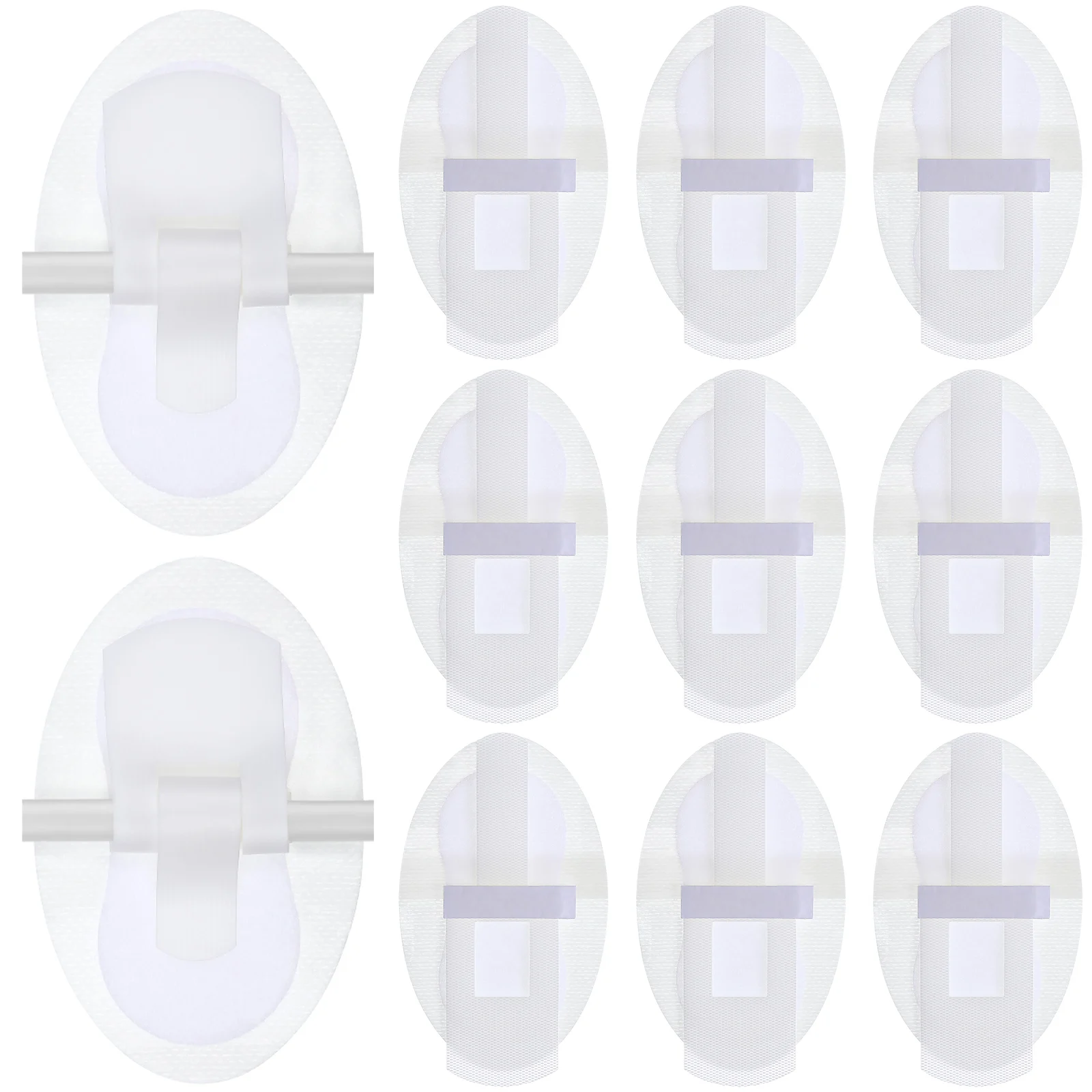 

20 pcs Catheter Stickers Tube Holders Stabilization Device Catheter Wrap Fasteners for Medical Use Secure Comfortable
