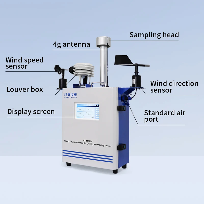 

Outdoor Usage Widely Function Atmosphere Pressure Noise Air Quality Station Low Temperature for PM2.5 PM10 Wind Station