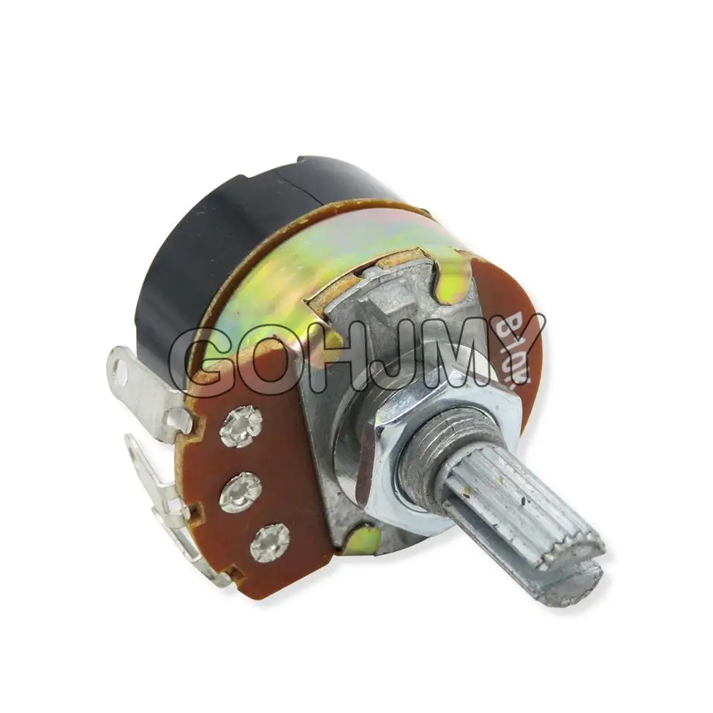 2PCS WH138 adjustable resistance speed regulator with switch potentiometer WH138-1 B5K B10K B20K B50K B100K B250K B500K 10K 100K