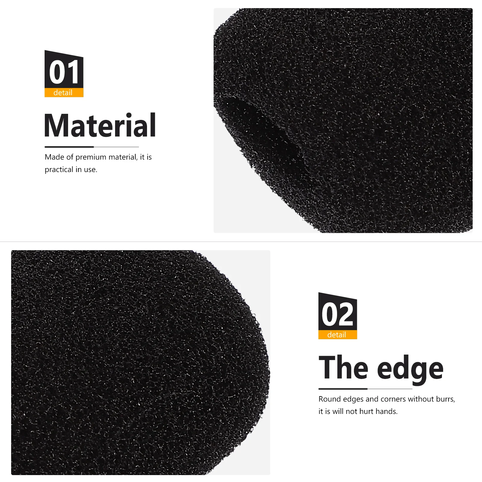

100pcs Lapel Sponge Covers Cover For Headset Microphone Windproof Mic Protectors Soft Headset Microphone Protective Covers