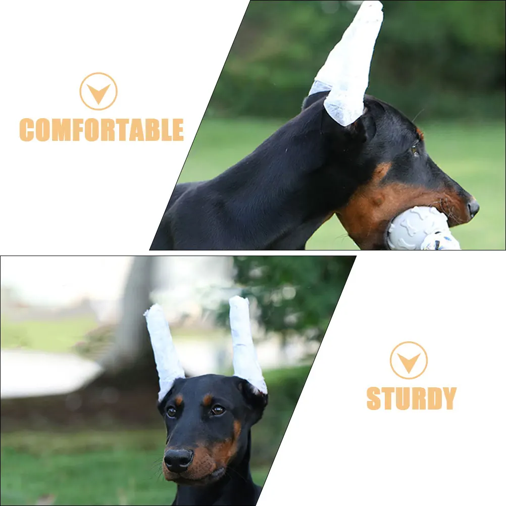 30pcs Dog Ear Sticking Tool Doberman Ear Stand Up Support Tool Adjustable Dog Ear Stand Rods With Adhesive Tapes Pet Supplies