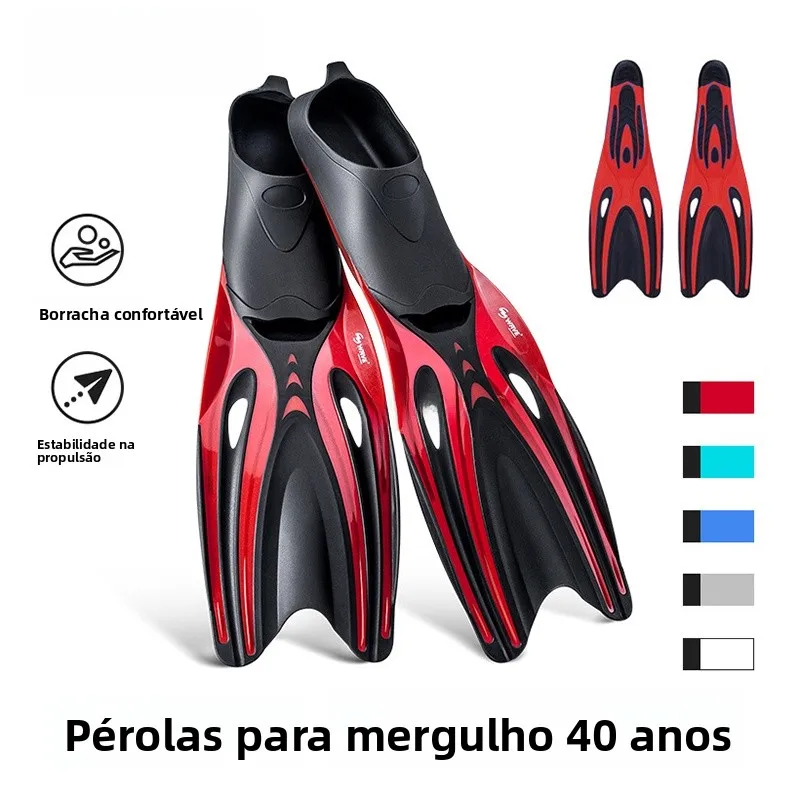 high-aesthetic-value-adult-diving-frog-shoes-rubber-durable-free-snorkeling-wave-cross-border-swimming-fin-footwear
