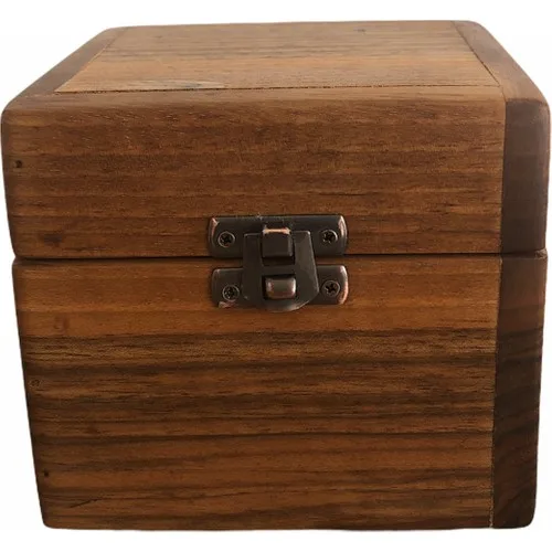 Solid Walnut Wood Jewelry Box