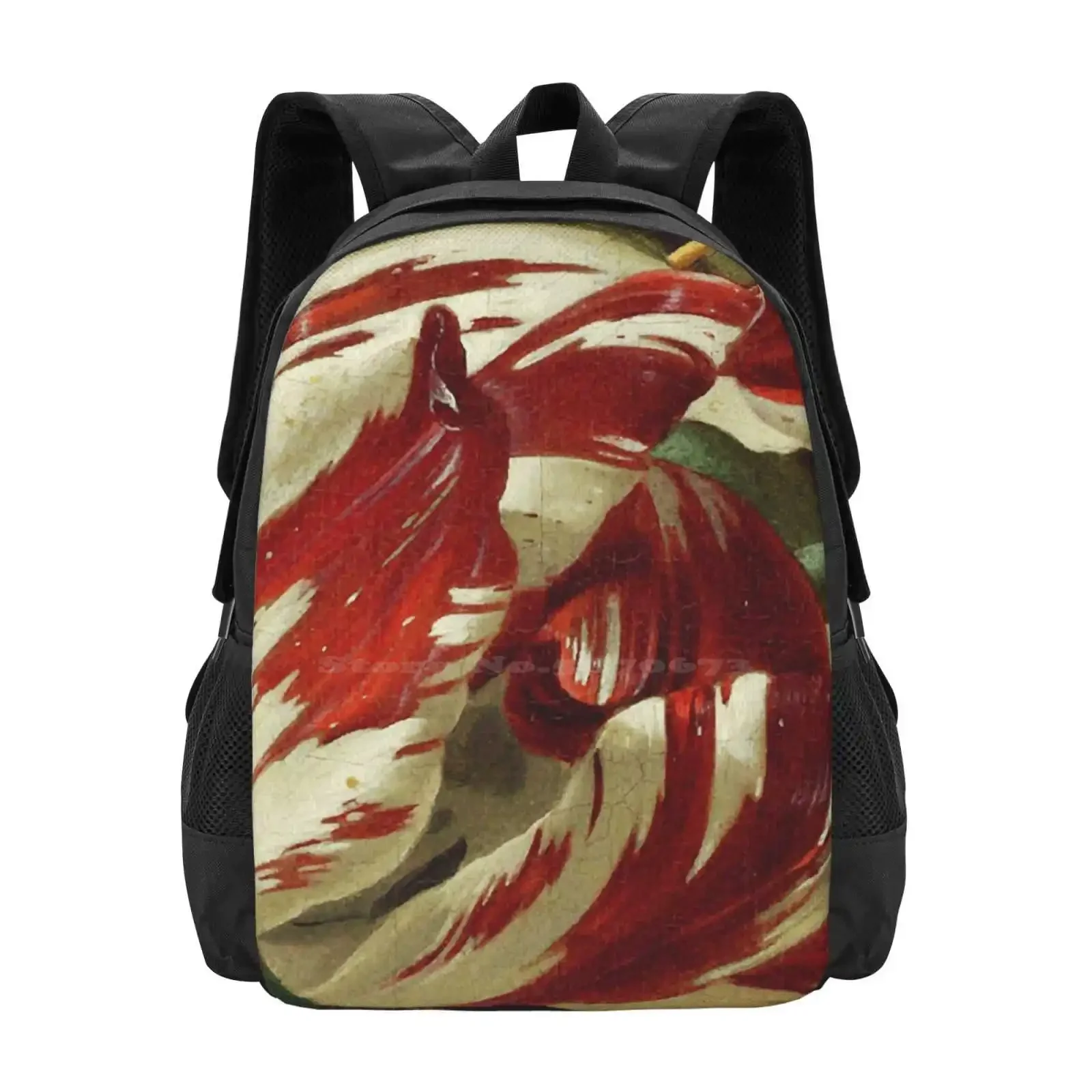 

Jan Davidsz. De Heem Striped Tulips Floral Detail Hot Sale Schoolbag Backpack Fashion Bags Nature Pattern Beautiful Vintage