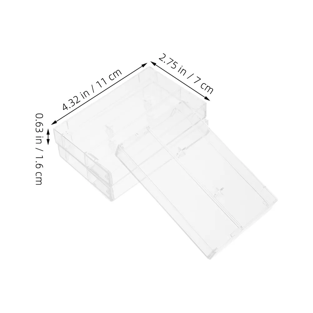 10Pcs Clear Cassette Storage Boxes Transparent Plastic Tape Cases Moisture Resistant Organizers for Audio Tapes