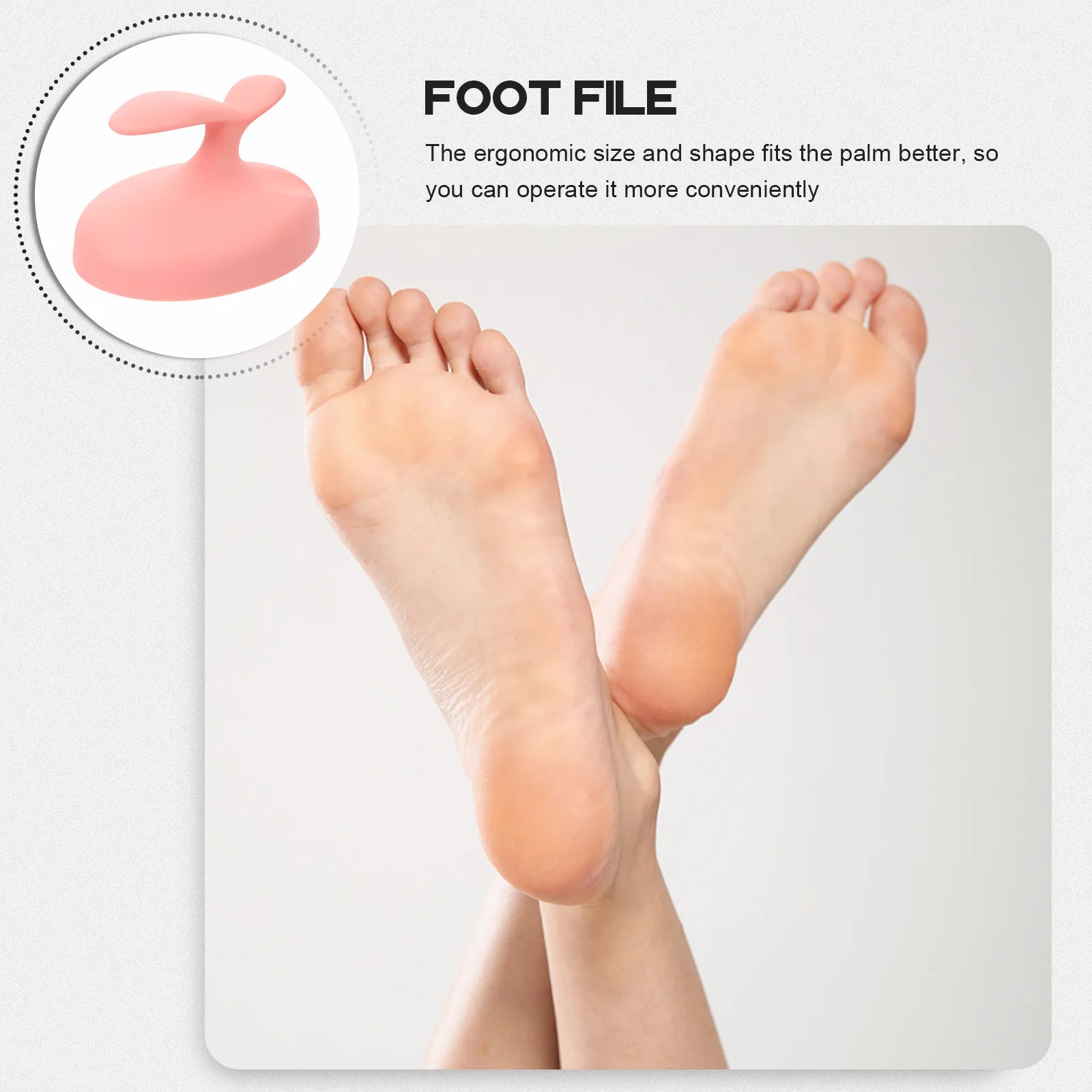 

Foot File Pedicure Feet File Calluses Remover Dead Skin Remover Reusable Ergonomic Foot Pedicure Tool for Dry Rough Cracked Feet