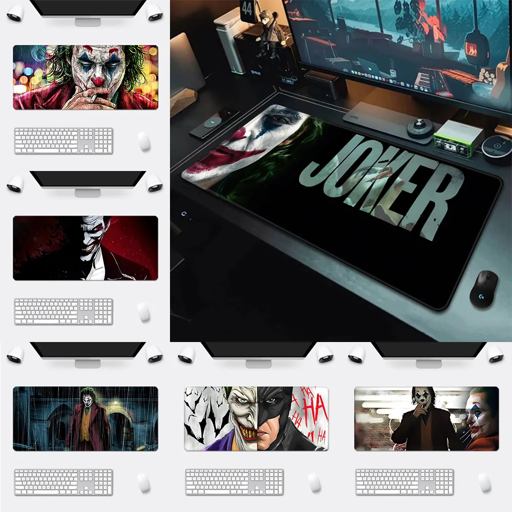 jokers Mousepad HD Printing Computer Gamers Locking Edge Non-slip Mouse Pad XXL90x40cm Keyboard PC Desk Pad