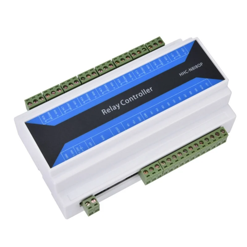 8 Channel Network Relay Module Remote Control Relay Device Ethernet To RS485