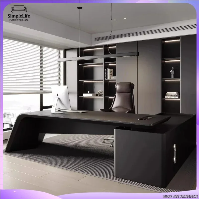 

Скандинавский компьютерный стол с ящиками, современный офисный стол для игр, учебы и работы, мебель для домашнего офиса, регулируемая высота