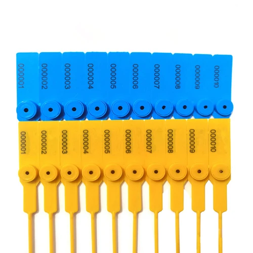 Imagen 2 del producto 100 Uds sellos de alambre antirrobo longitud 28cm sellos de plástico desechables bridas de cables autoblocantes se pueden personalizar