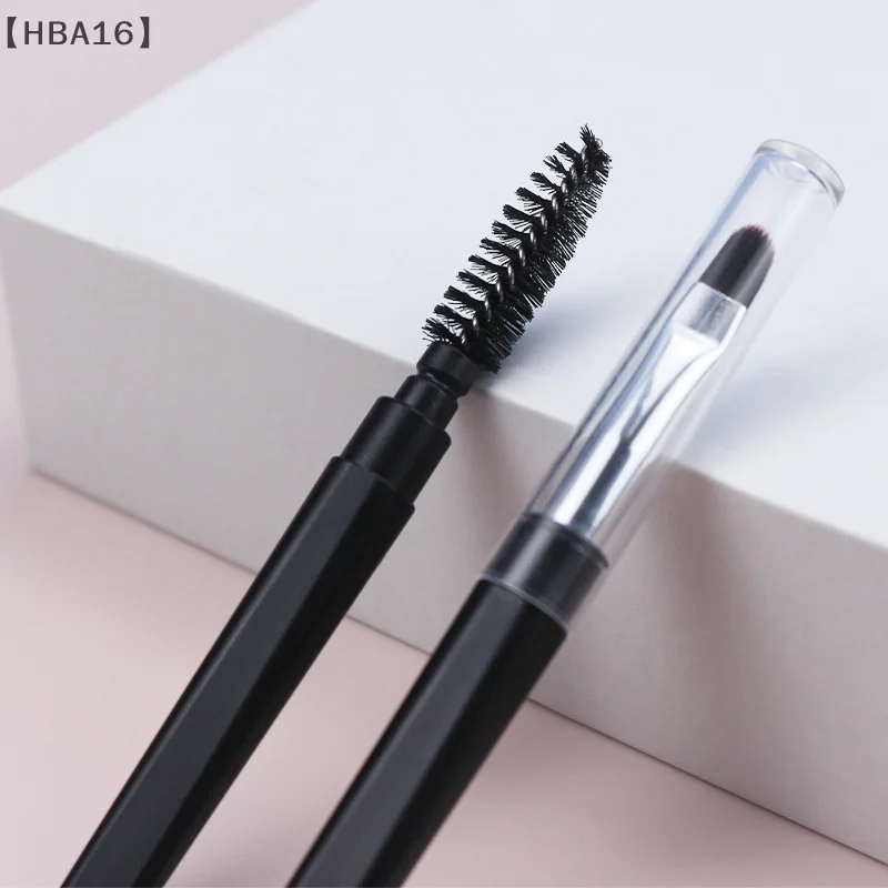 แบบพกพาอายแชโดว์แปรงแต่งหน้าขนาดแปรงแต่งหน้าคิ้วซิลิโคน Glit Essential เครื่องสําอางค์เครื่องมือพร้อมฝาปิด