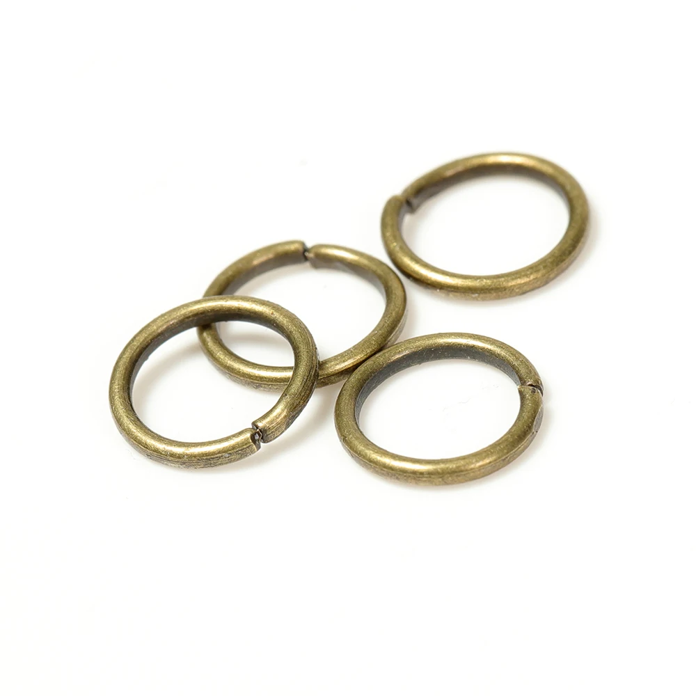200 Stück/Los Großhandel Offene Kreis-Springringe Halskette Armband Ohrring Anhänger Verbinder DIY Schmuckherstellung Bastelzubehör – Detail 7