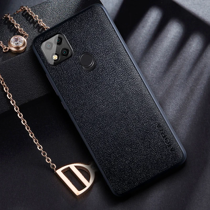 Case for Xiaomi Redmi 9C NFC coque with Retro business PU leather Skin design phone cover for Xiaomi redmi 9c nfc case funda