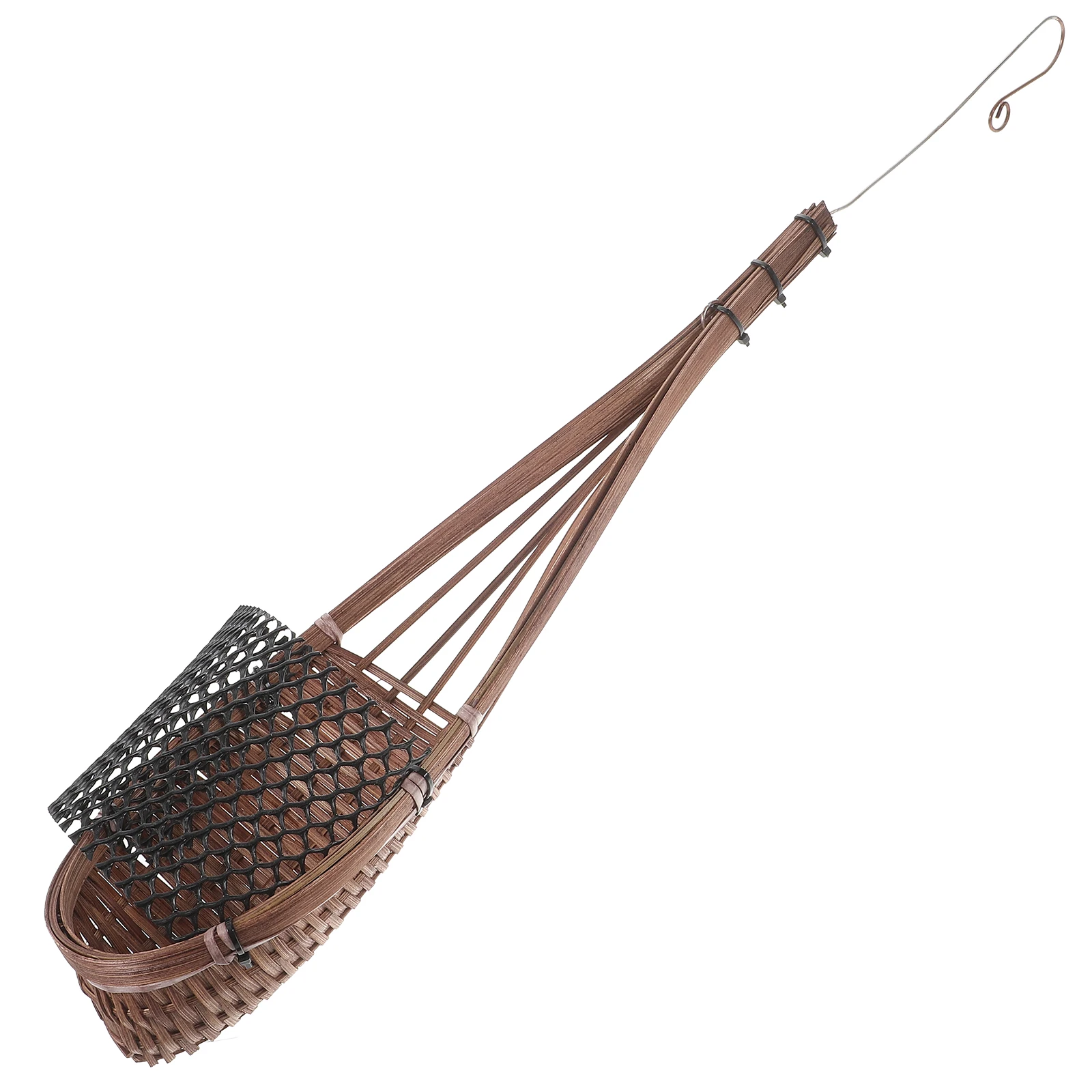 

Bamboo Hanging Flower Pot Baskets Plants Indoor Large Decorative Outdoor Wall Planter Vintage Basket Balcony Holder Creative