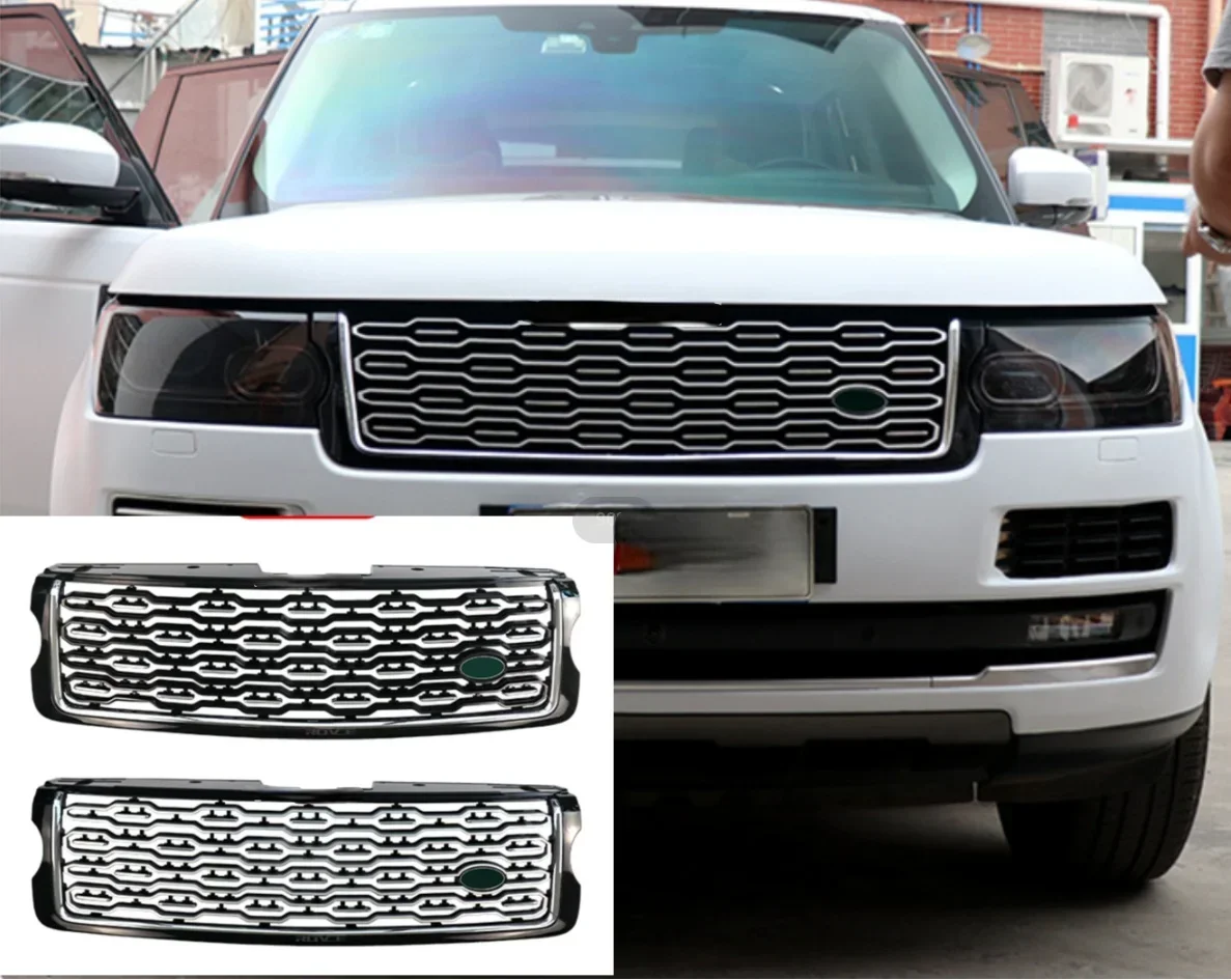 For 2013-2017 Land Rover Range Rover Vogue SVA Grille For L405 old model to new SVA Style Front Bumper ABS Grille Grill