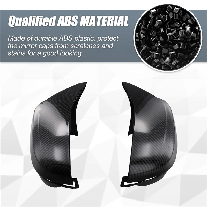 

Car Rearview Mirror Cover Cap Side Mirror Frame Trim With Base For BMW 3 5 Series G20 2018-2024 G30