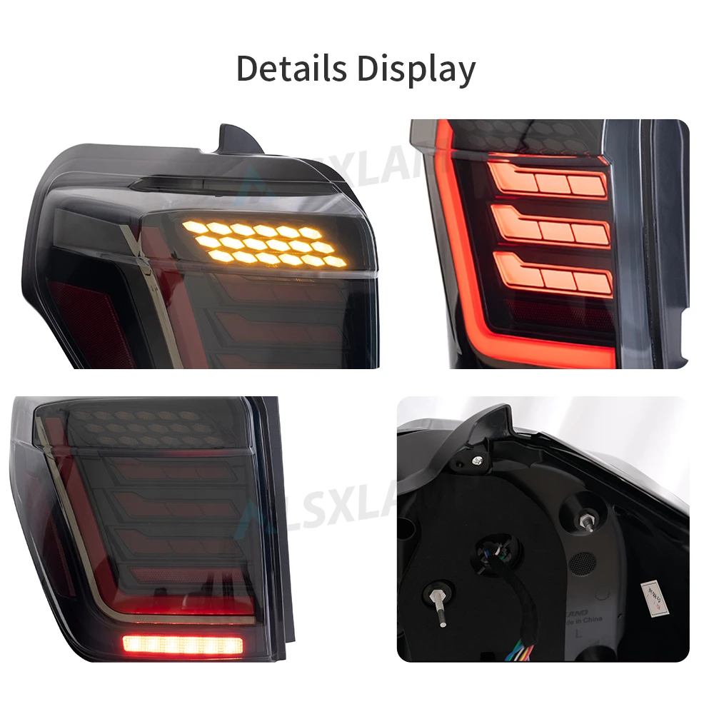 LED Tail Lights Assembly For Toyota 4Runner 4th Gen 4-Runner 2014 2015 2016 2017 2018 2019 Taillamp Rear Lamp Assembly Pair