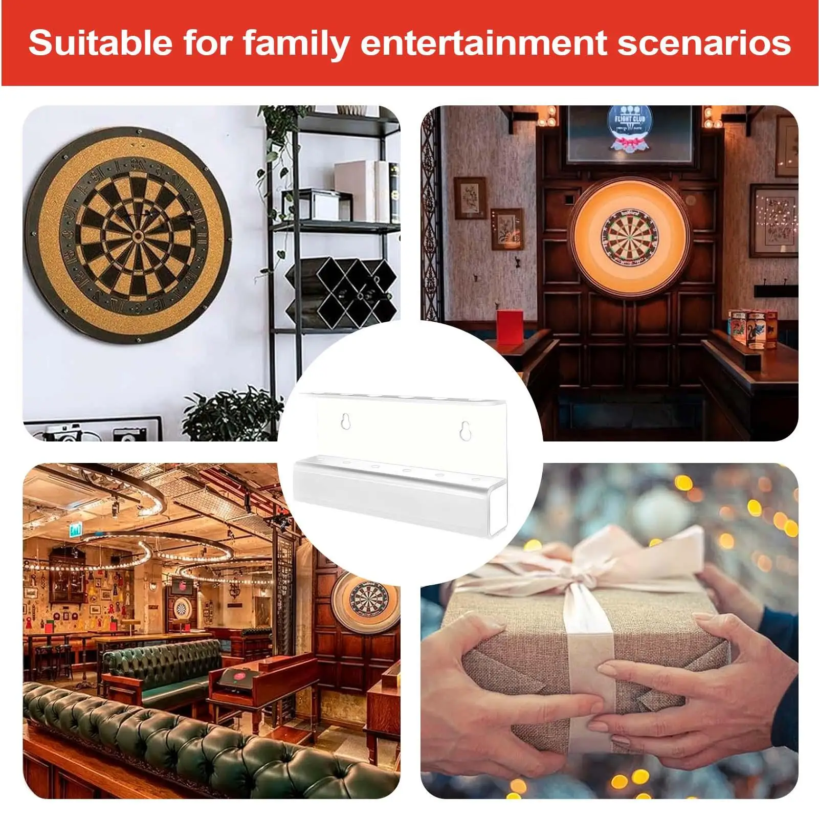 

Dart Holder Acrylic Storage Organizer Wall Mounted Dart Holder For Indoor Outdoor Game Rooms Studios Living Room Home