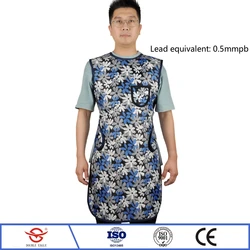 X-ray gamma ray protective sleeveless lead apron Interventional surgery radiological protection 0.5mmpb adult lead clothes