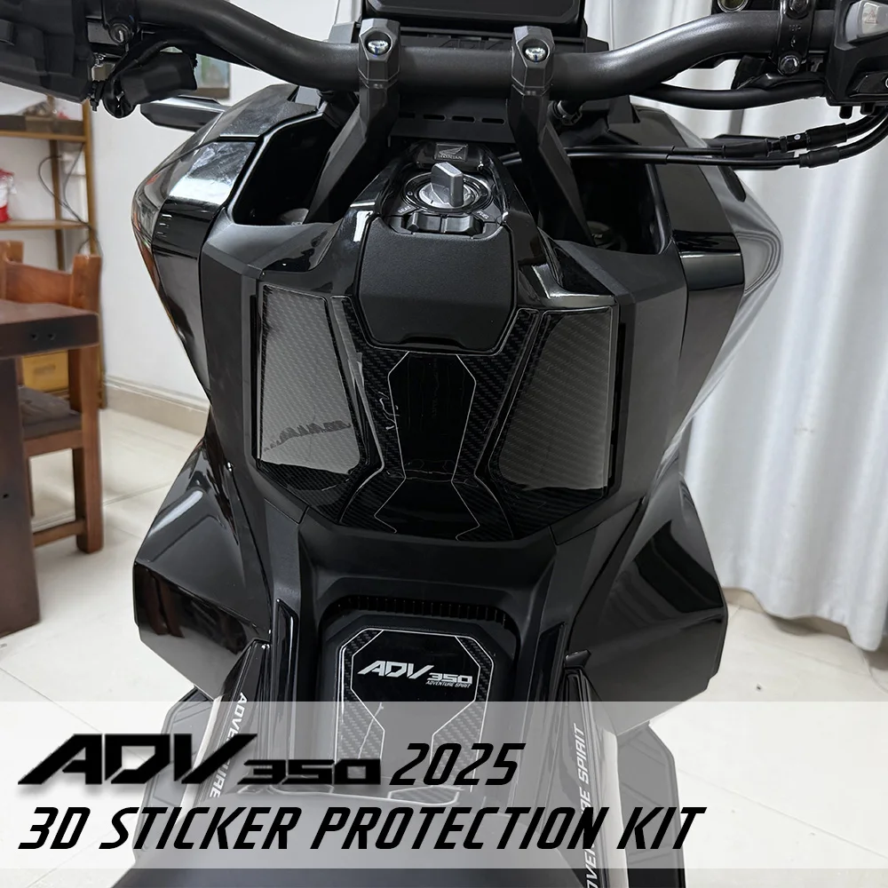 For ADV 350 ADV350 2026 Accessories Ignition Area Protection Kit 3D Resin Stickers