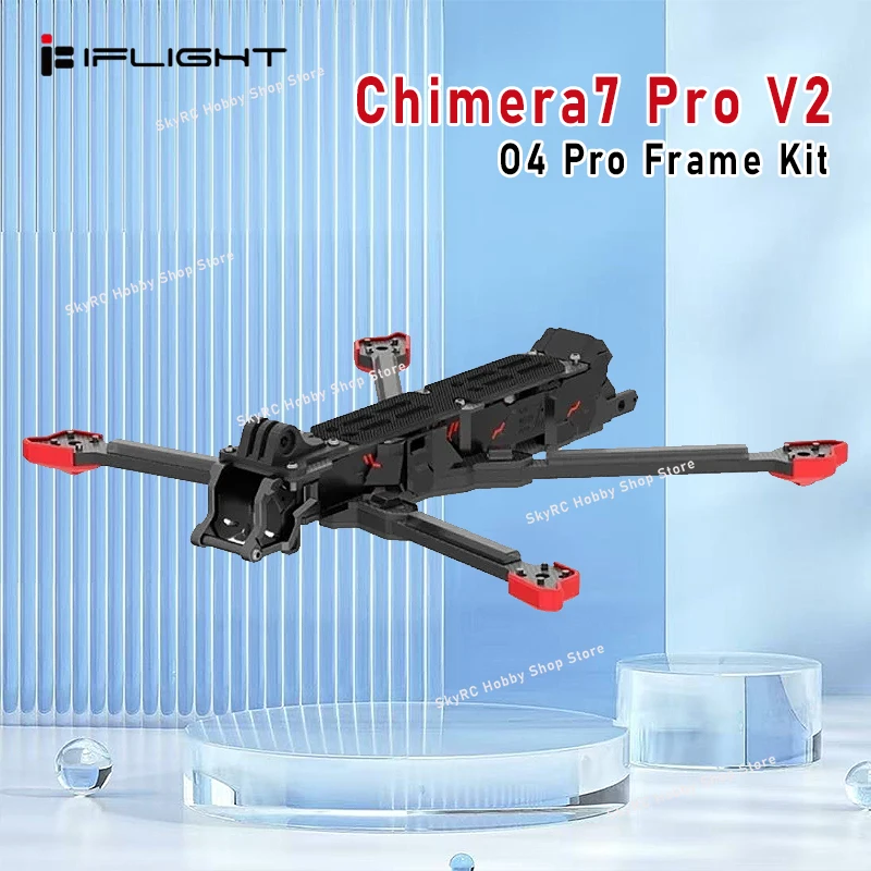 iFlight Chimera7 Pro V2 O4 Pro FPV Frame Kit, 223mm Wheelbase,6mm Thick Arm, Durable Frame Accessories for FPV Racing & Assembly