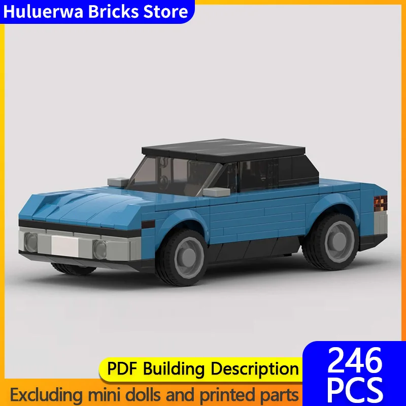 

Модель городской автомобиль MOC, строительные кирпичи, спортивный автомобиль среднего двигателя, модульная технология, детские праздничные подарки, сборный игрушечный костюм