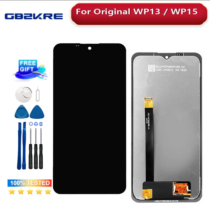 New Original For Oukitel WP15 WP15S LCD Display + Touch Screen Digitizer Assembly Replacement 6.52 inch for Oukitel WP13 LCD