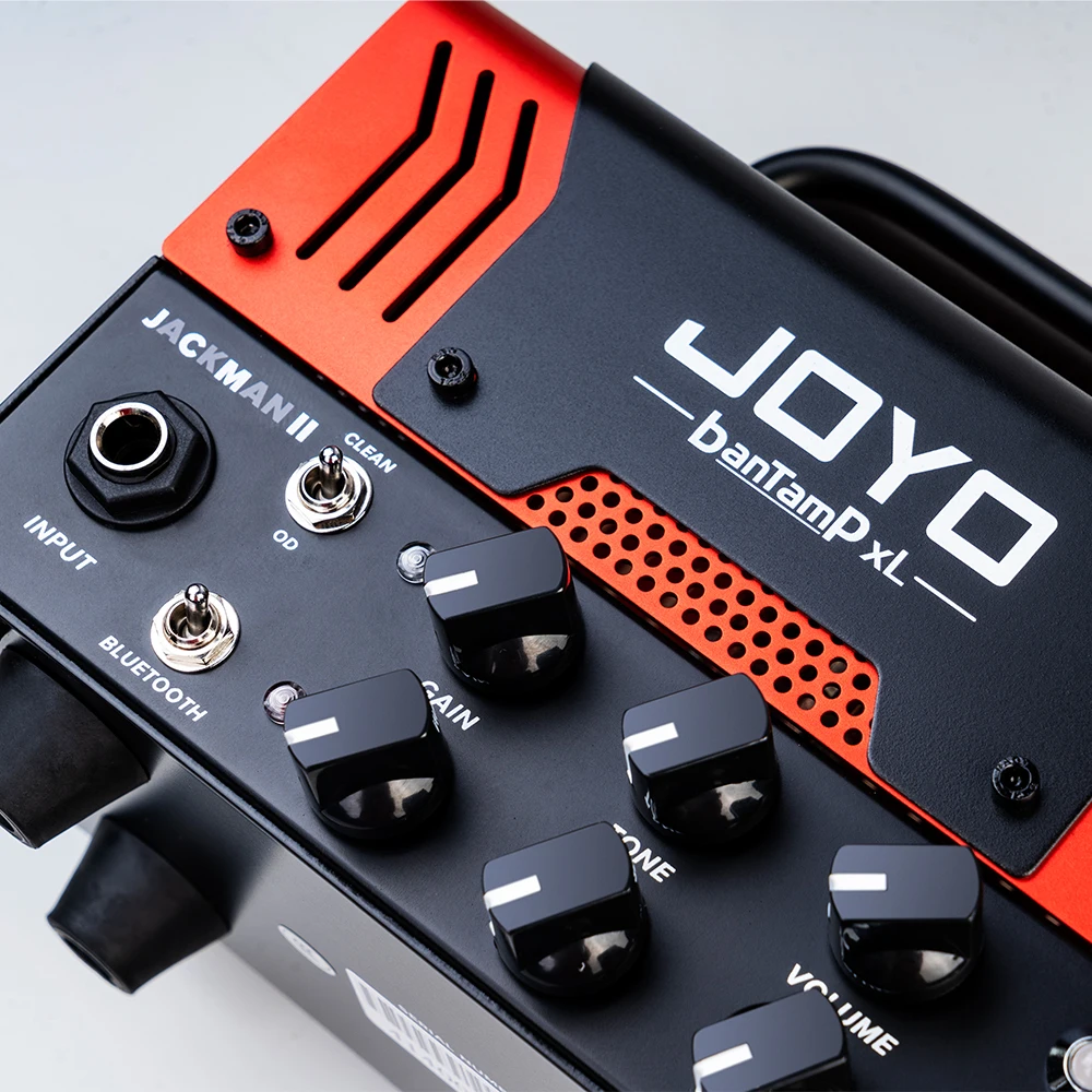 JOYO Jackman II BanTamp Series Mini Guitar Amplifier Head Dual Channel 20W Tube Preamp Electric Guitar Amp with Bluetooth