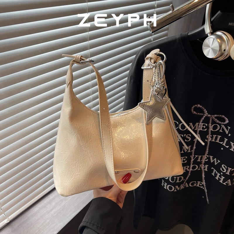 

Zeyph Fashion Leather Tote Bag For Women 2025 Tend Female Simple Large High Capacity Shoulder Side Bag Handbags