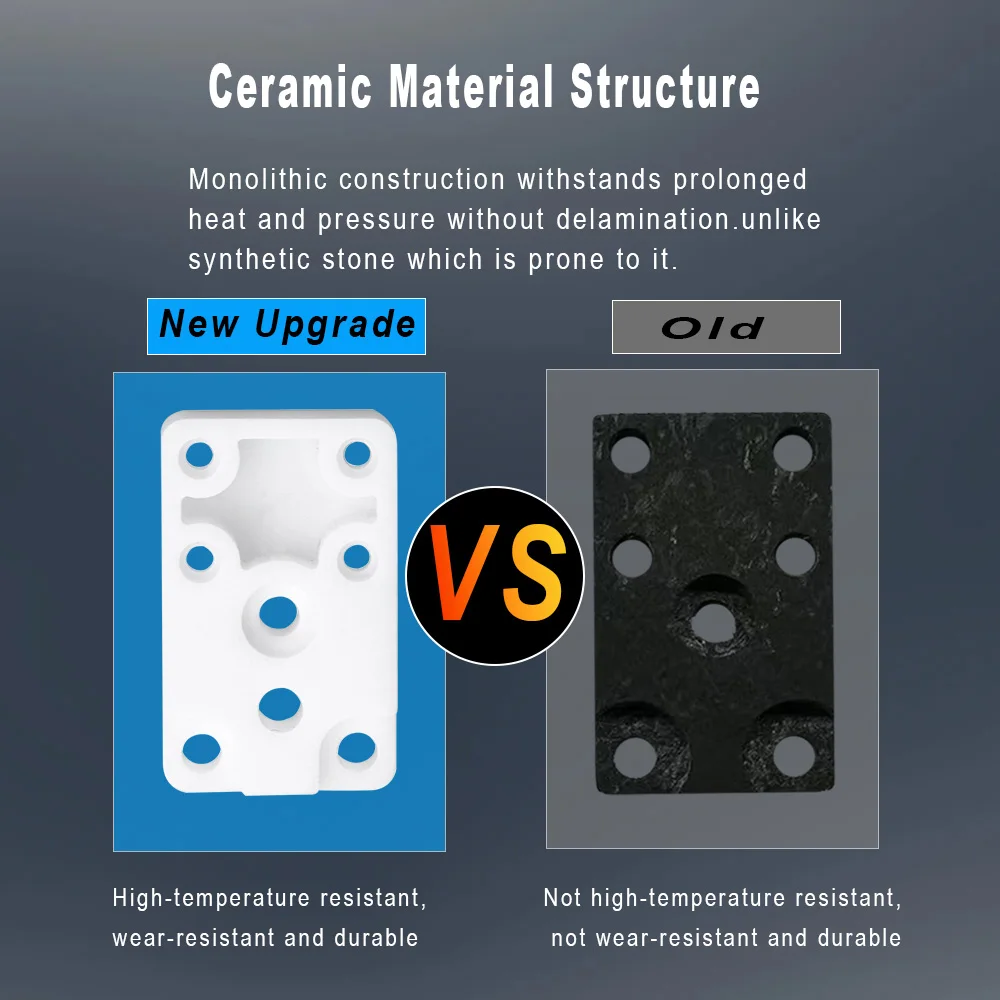 ชุดอุปกรณ์ทำความร้อนสำหรับหัวฉีด Bambu Lab A1 รุ่นอัพเกรดซีรีส์ A1 พร้อมเซรามิกเซอร์โคเนีย อุปกรณ์ติดตั้งหัวฉีด Bambulab A1 Mini ความแข็งแรงสูง