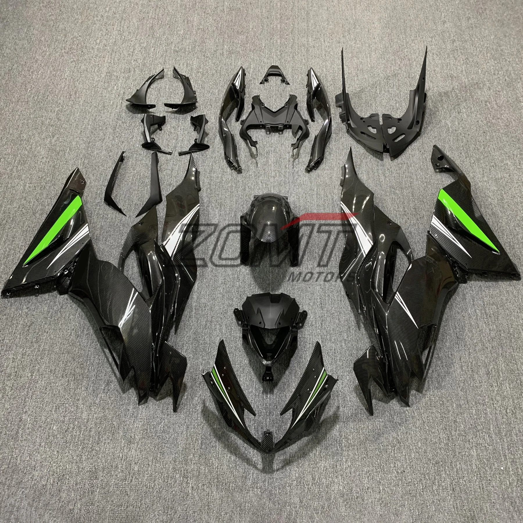 Motorcycle Parts Fairings Cowls Kit For Kawasaki ZX6R 2019 2020 2021 2022 2023 3