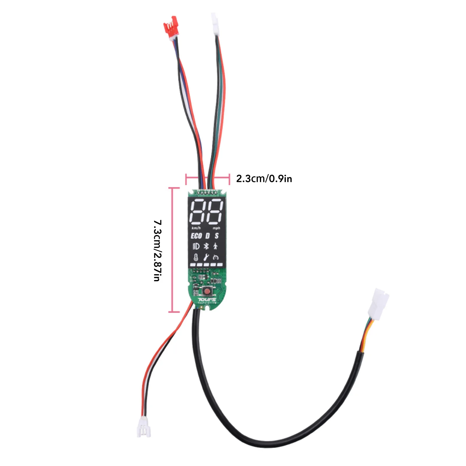 Parti di Scooter elettrico Scooter elettrico cruscotto circuito PCB Display trasparente Bluetooth per Scooter elettrico da 8.5-10 pollici