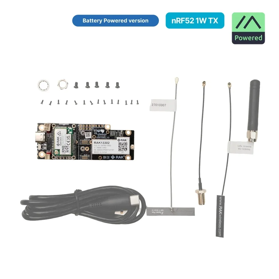 Kompletny zestaw startowy WisMesh High Power Booster – wydajny moduł Meshtastic z elastycznymi opcjami zasilania (bateria/zasilanie zewnętrzne) RAK10724 — zdjęcie produktu 6