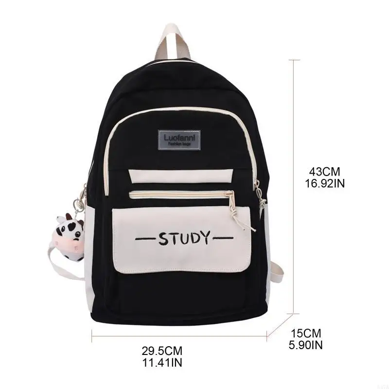 Backpacks Large Capacity Bookbag Nylon College School Bag for Student Teen Boys 547A