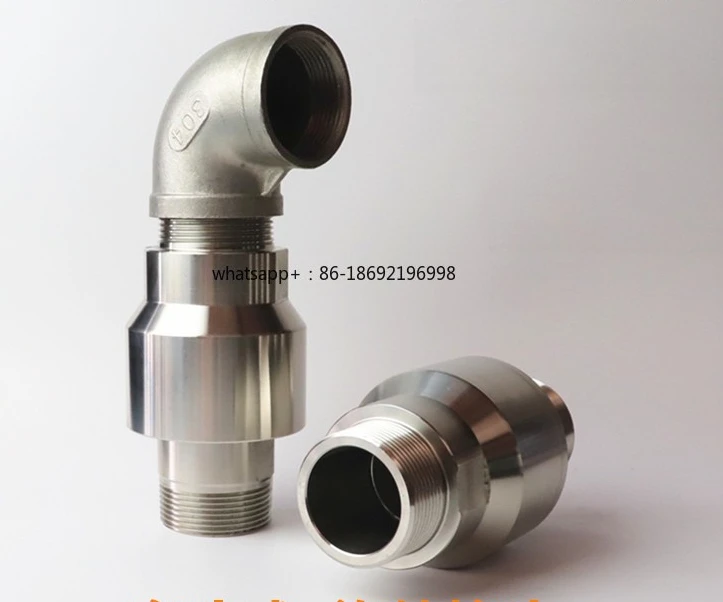 Pipeline Straight Through Stainless Steel High Pressure Universal Joint 360 Degree Rotating Belt Elbow Universal Joint Wire