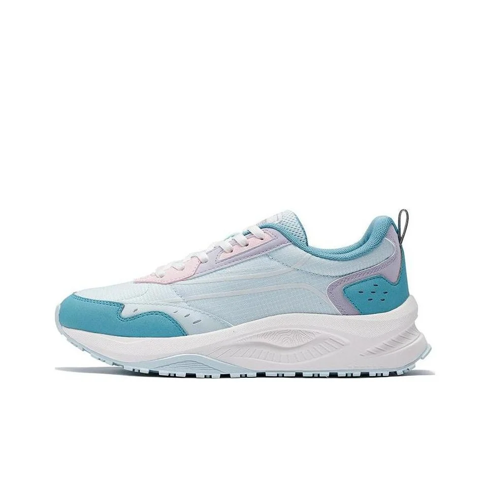 361 Versatile Slip Resistant Abrasion Resistant Low top Sports Casual Shoes Women's Blue Purple 582316770/