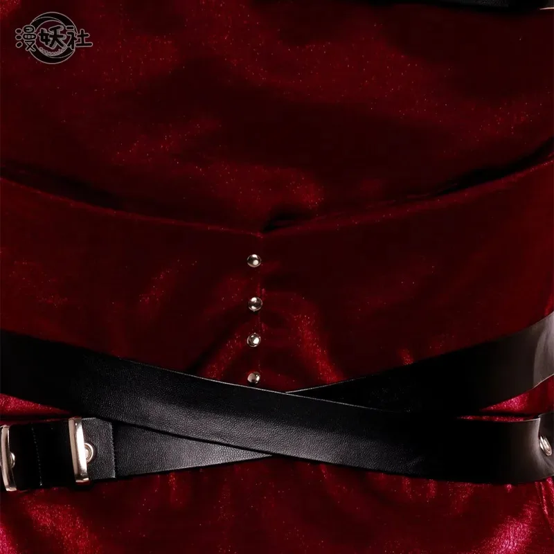 Костюм для косплея «Любовь и глубокий косплей», красное платье, очаровательная вуаль, униформа для женщин и девочек, реквизит для ролевых игр на Хэллоуин