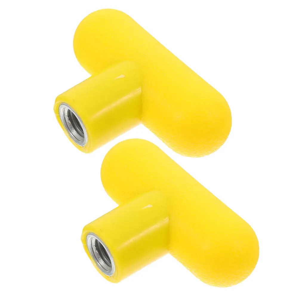 2Pcs Rotating Handle Ball Knob Gym Cable Handles M10 Ergonomic Fitness Equipment Accessories Pulley System Parts Weight Lifting