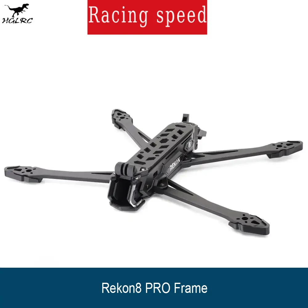 HGLRC Rekon8 PRO 8-inch Long-range Frame 2MM Top Plate Thickness For FPV Drone