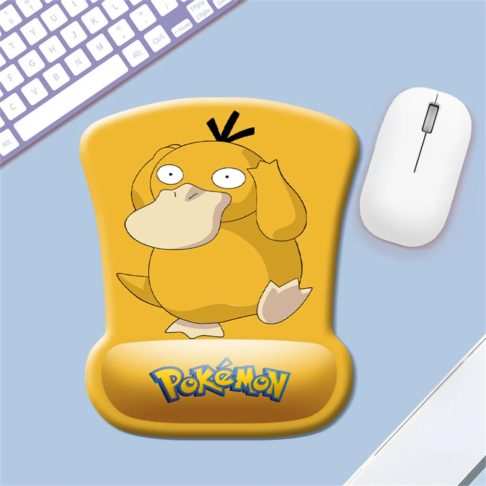 Alfombrilla de ratón para teclado de Pikachu, accesorio para Pc, muñequera para portátil, protección para la muñeca, protección del medio ambiente, Pa