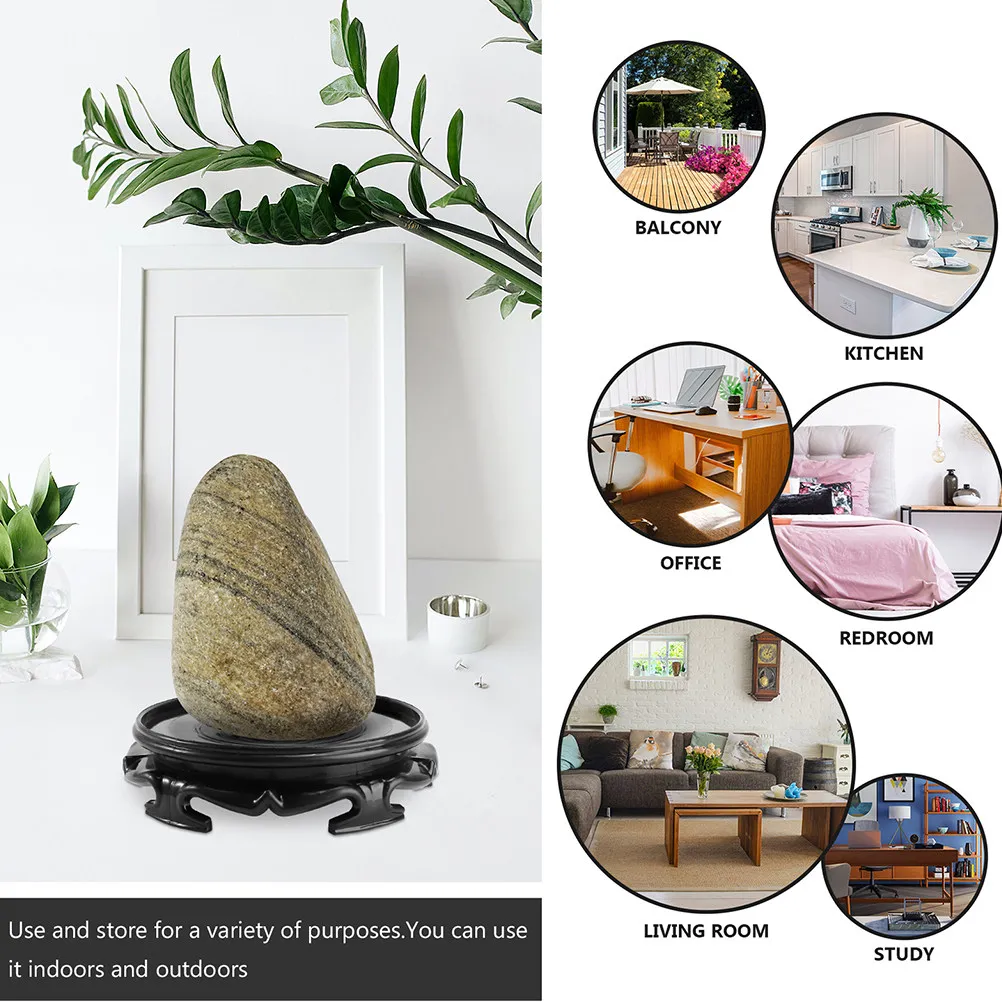

1Pcs Decorative Flower Shelf Strong Bonsai Base Tray for Potted Plants Bathtub Garden Indoor Outdoor Use Elegant Plant Stand